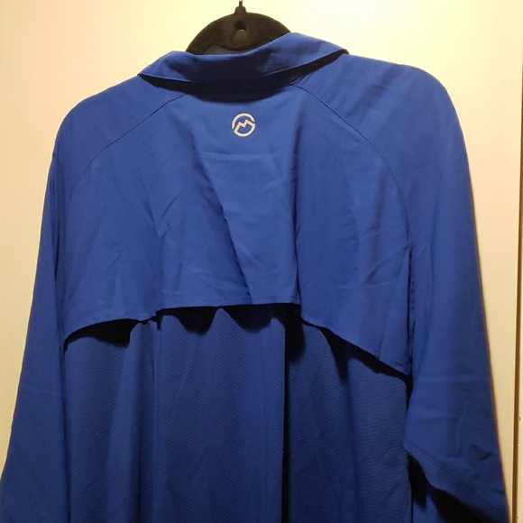 Magellan Outdoors Men's Vibrant Blue Shirt Jacket - Picture 5 of 5